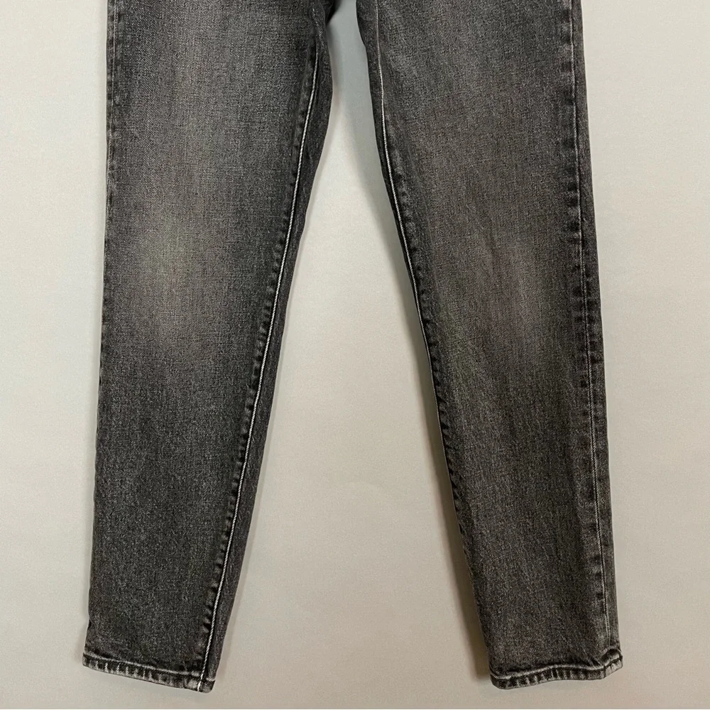 Levi's Wedgie Icon Jeans Better Weather Women Size 25‎ Gray Button Fly Tapered